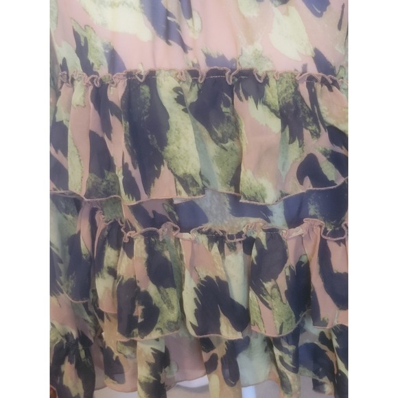 Aydson Parker Tiered Ruffle Chiffon Blouse - Picture 2 of 9